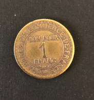 1 Franc Chambre De Commerce 1922 - 1 Franc