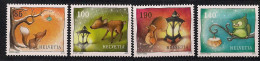 2013 Schweiz   Mi. 2317-20 **MNH  Weihnachten - Unused Stamps