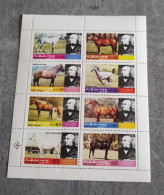 DHUFAR ANNIVERSARY OF THE DEATH OF SIR ROWLAND HILL-HORSES- SHEET MNH - Rowland Hill