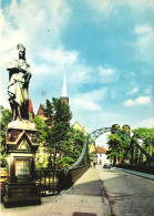 WROCLAW, ARCHITECTURE, STATUE, BRIDGE, CAR, POLAND, POSTCARD - Poland