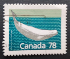 Canada 1990 USED Sc.#1179b  78c,  Perf. 13.1  Beluga Whale - Oblitérés