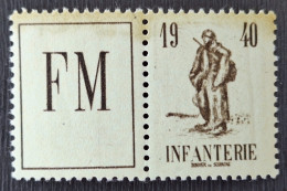 France 1940 FM10A **TB Cote 16€ - Timbres De Franchise Militaire