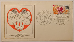 CARDIOLOGIE - Mois Du Coeur - Illustrateur Andreotto - Document Philatélique Format Enveloppe Timbre Et Cachet - Medicine