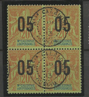 NOUVELLE-CALEDONIE N° 106 Bloc De 4  CACHET OUEGOA / Used - Unused Stamps