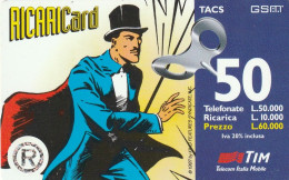 RICARICA TIM 2 STRISCIA ARGENTATA  (CZ88 - [2] Sim Cards, Prepaid & Refills
