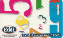 PREPAID PHONE CARD ITALIA EXTEL (CZ20 - [2] Tarjetas Móviles, Prepagadas & Recargos