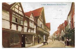 Postcard UK England Hampshire Hants Winchester Friar Street Timber Framed Buildings Posted 1915 Photochrom Celesque - Winchester