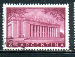 ARGENTINA 1954 1959 EVA PERON FOUNDATION BUILDING 2p USED USADO OBLITERE' - Gebraucht