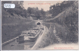 LIVERDUN- LA TRANCHEE ET LE TUNNEL- LES PENICHES- AU PREMIER PLAN LE NARVAL - Liverdun