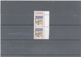 VARIÉTÉS -N°1230 A N** 0,05 -ARMOIRIES D'ORAN-ABSENCE DES FLEURS DE LYS EN HAUT -TENANT à NORMAL - Unused Stamps