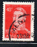 ARGENTINA 1954 1959 1956 JOSE DE SAN MARTIN 40c USED USADO OBLITERE' - Used Stamps