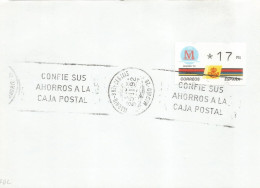 ESPAÑA ATM KLUSSENDORF MADRID CAPITAL CULTURAL  3 DIGITOS VALOR 17 PTS - Storia Postale
