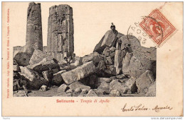 1901 CARTOLINA CASTELVETRANO TRAPANI - Trapani