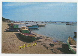 {87404} 33 Gironde Arès , La Plage , Au Fond , La Jetée ; Bateaux , Pinasses - Arès