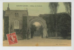 NOGENT LE ROI - Abbaye De Coulombs (belle Carte Toilée) - Nogent Le Roi