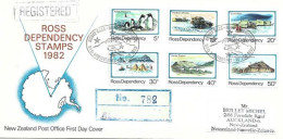 Lettre Base Scott (Antarctique Néo-Zélandais) Oblitération VOLCAN EREBUS (3,794 Metres) Ross Island (RARE) - Research Stations