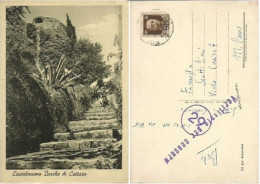 Bocche Cattaro Boka Kotorska Montenegro Crna Gora Italy Occ.Era Castelnuovo  B/w Pcard 2ago1943 By Posta Militare - Military Mail (PM)