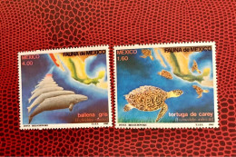 MEXICO 1982 1v Neuf MNH ** Mi 1828 1829 Reptil Tortuga Reptile Turtle Reptil Schildkröte Réptil Tartaruga - Andere & Zonder Classificatie