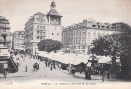 GENEVE / LA TOUR ET LES PONTS DE L ILE - Genève