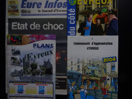 Evreux, Ensemble De 19 Fascicules, Journaux & Calendrier édités Entre 1998 Et 2012. - Non Classés