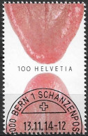 2014 Schweiz   Mi. 2370 FD-used     Die Zunge; Videoinstallation Von Pipilotti Rist, - Used Stamps