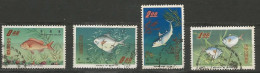 FORMOSE (TAIWAN) N° 518 + N° 519  + N° 520 + N° 521 OBLITERE - Used Stamps