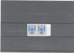 VARIÉTÉS -N°1469 N** 0,25 -ARMOIRIES DE MONT DE MARSAN -RÉPUBLIQUE FRANÇAISE SOULIGNÉ PAR UN TRAIT ROUGE-TENANT à NORMAL - Unused Stamps