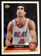 P23 Rony Seikaly - Miami Heat - Carte Upper Deck 1992-93 McDonald's NBA Basketball - Other & Unclassified