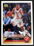 P24 Steve Smith - Miami Heat - Carte Upper Deck 1992-93 McDonald's NBA Basketball - Autres & Non Classés