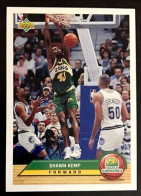 P38 Shawn Kemp - Seattle Supersonics - Carte Upper Deck 1992-93 McDonald's NBA Basketball - Andere & Zonder Classificatie