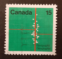 Canada 1972 USED Sc.#883p  15c,  Tagged GT2, Earth Sciences - Gebruikt