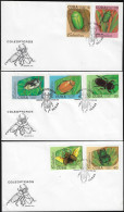 Cuba 1988 Y&T 2857 à 2863 Sur FDC. Insectes Cubains, Coléoptères. Cocuyos... - Kevers