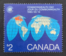 Canada 1983 MNG Sc.#977*  2$,  CommonWealth Day, No Gum - Oblitérés