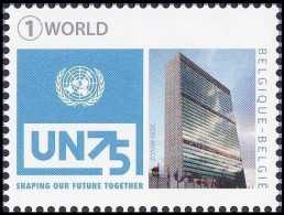 4924** - 75 Jaar Verenigde Naties / 75 Ans Des Nations Unies / 75 Jahre Vereinte Nationen - MONDE - UNO