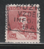 TCHECOSLOVAQUIE 463 // YVERT 279 // 1932 - Used Stamps
