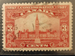 Canada 1927 USED Sc.#143  3c,  Parliament Buildings - Oblitérés