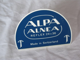 Alpa Reflex, Metal Display Sign - Blue - Materiale & Accessori