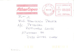 PORTUGAL - Mechanical Franchising With Advertising (Atlas Copco AB) - Storia Postale