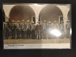 CPA MEXIQUE COMPANY OF RURALES COMPAGNIE DES GARDES RURAUX - Mexico