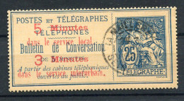 !!! TIMBRE TELEPHONE N°13 OBLITERE - Telegrafi E Telefoni