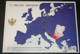 Montenegro2006 50 Years Of Europa Stamp Minisheet MNH - Montenegro