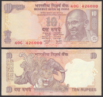 Indien - India - 10 RUPEES Pick 95f 2007 Letter L - XF (2)     (30919 - Andere - Azië