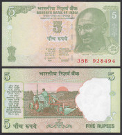 Indien - India - 5 RUPEES Pick 94 Ab 2009 UNC (1) Letter L    (30942 - Other - Asia