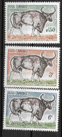 1964 - 144 à 146*MH - Kouprey, Boeuf Sauvage - Kambodscha