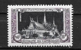 1951 - 16**MNH - Salle Du Trône - Cambogia