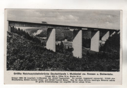 8687, Größte Reichsautobahnbrücke Deutschlands Im Muldental, Nossen, Siebenlehn - Ponts