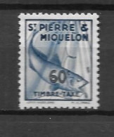 TAXE - 1938 - 38 *MH  - Portomarken