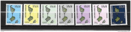 2016 - N° 1151 à 1156 + 1174 **MNH - Cartes De L'île - Ongebruikt