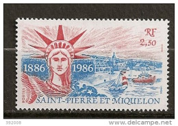 1986 - N ° 471**MNH - 100 Ans Statue De La Liberté - Unused Stamps