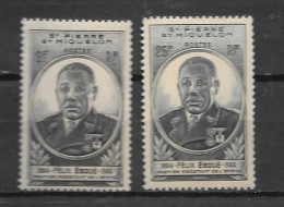 1945 - 323 à 324**MNH - Félix Eboué - Ongebruikt